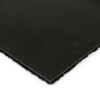 Černá kobercová čisticí zóna FLOMA Cleopatra Extra (Bfl-S1) - délka 100 cm, šířka 100 cm, výška 0,9 cm