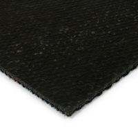 Černá kobercová zátěžová čistící zóna FLOMA Fiona - délka 50 cm, šířka 200 cm, výška 1,1 cm