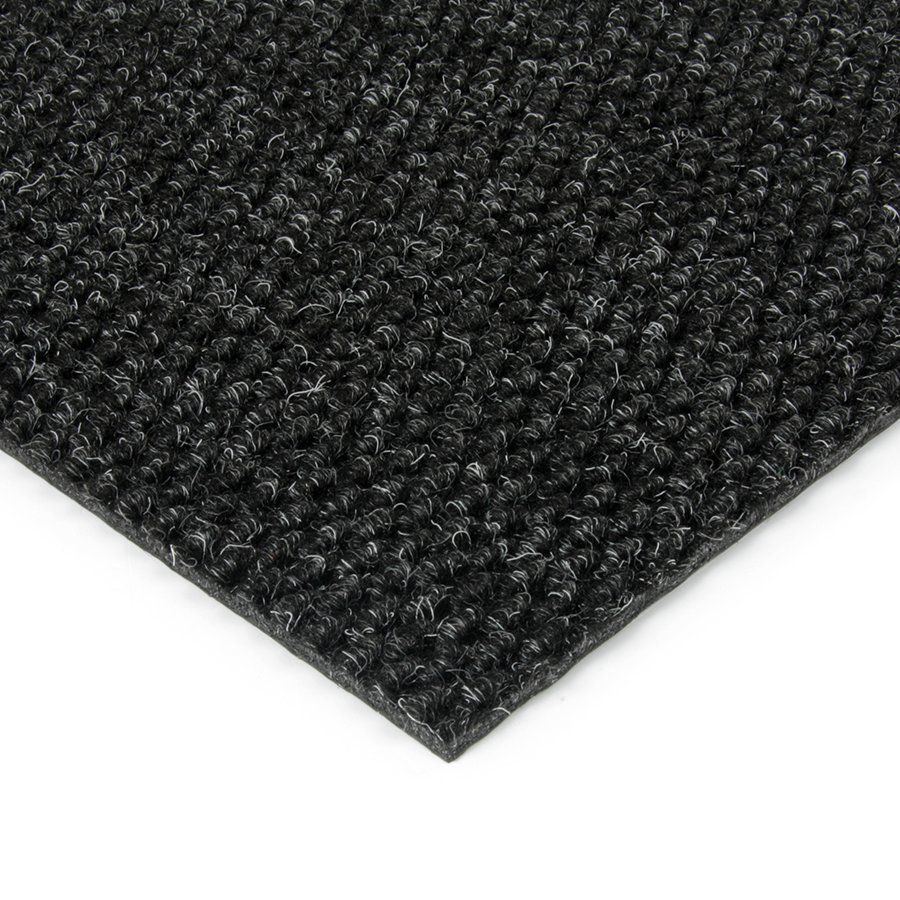 Černá kobercová zátěžová čistící zóna FLOMA Fiona - délka 150 cm, šířka 100 cm, výška 1,1 cm