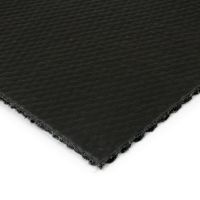 Černá kobercová zátěžová čisticí zóna FLOMA Fiona - délka 50 cm, šířka 100 cm, výška 1,1 cm