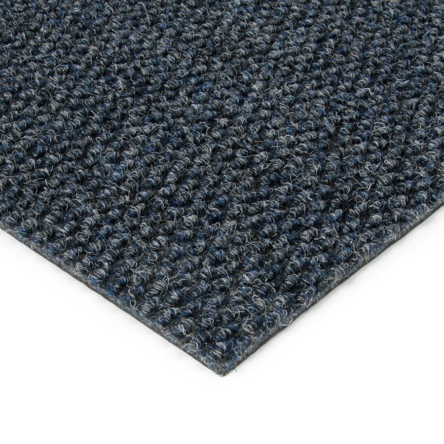 Modrá kobercová zátěžová čistící zóna FLOMA Fiona - délka 100 cm, šířka 100 cm, výška 1,1 cm