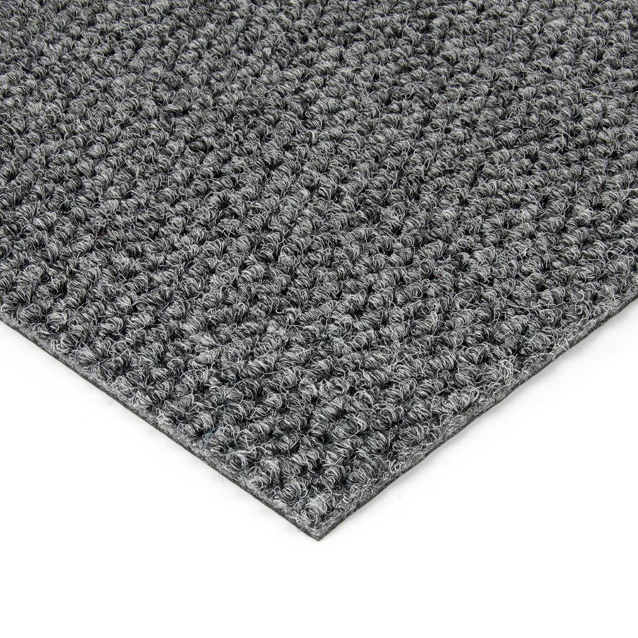 Šedá kobercová zátěžová čisticí zóna FLOMA Fiona - délka 200 cm, šířka 100 cm, výška 1,1 cm