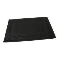 Béžová textilní gumová čisticí vstupní rohož FLOMA Stripes - Deco - délka 45 cm, šířka 75 cm, výška 0,8 cm