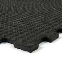 Gumová podlahová zátěžová rohož FLOMA Heavy Bubble - délka 100 cm, šířka 100 cm a výška 1,6 cm