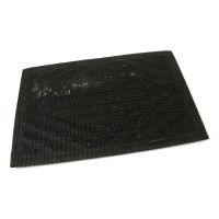 Kokosová čisticí venkovní vstupní rohož FLOMA Rectangle - Stripes - délka 40 cm, šířka 60 cm, výška 2,2 cm