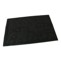 Kokosová čisticí venkovní vstupní rohož FLOMA Rectangle - Traces - délka 40 cm, šířka 60 cm, výška 0,8 cm