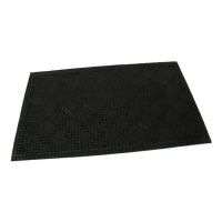 Kokosová čisticí venkovní vstupní rohož FLOMA Rectangle - Rhombus - délka 45 cm, šířka 75 cm, výška 0,8 cm