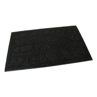 Kokosová čistící venkovní vstupní rohož FLOMA Rectangle - Traces - délka 45 cm, šířka 75 cm, výška 0,8 cm