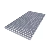 Ocelový pozinkovaný svařovaný podlahový rošt (30/2, 34/38) FLOMA WeGr - délka 50 cm, šířka 100 cm, výška 3 cm