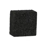 Černý gumový blok pro zatravňovací dlažbu N50 PRO - délka 6,4 cm, šířka 6,4 cm, výška 4,5 cm