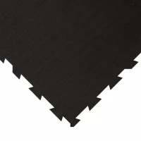 Gumová antivibrační tlumicí modulová puzzle rohož (roh) FLOMA UniPad S850 - délka 100 cm, šířka 100 cm, výška 0,8 cm