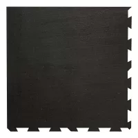 Gumová antivibrační tlumicí modulová puzzle rohož (roh) FLOMA UniPad S850 - délka 100 cm, šířka 100 cm, výška 0,8 cm