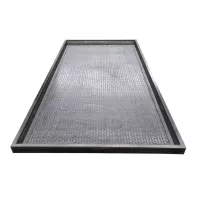 Gumová dezinfekční vana na boty, obuv, podrážky FLOMA SD-08 - délka 200 cm, šířka 100 cm, výška 5 cm
