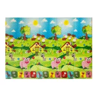 Pěnová skládací dětská hrací podložka Casmatino Piggy - délka 200 cm, šířka 140 cm, výška 1 cm F