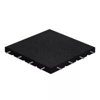 Černá gumová certifikovaná dopadová dlažba FLOMA ProF - 50 x 50 x 4 cm