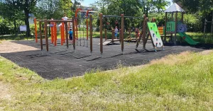 Gumová certifikovaná zatravňovací rohož FLOMA FlexMat - délka 100 cm, šířka 150 cm, výška 2,3 cm