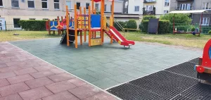 Gumová certifikovaná zatravňovací rohož FLOMA FlexMat - délka 100 cm, šířka 150 cm, výška 2,3 cm