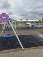 Gumová certifikovaná zatravňovací rohož FLOMA FlexMat - délka 100 cm, šířka 150 cm, výška 2,3 cm
