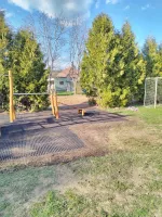 Gumová certifikovaná zatravňovací rohož FLOMA FlexMat - délka 100 cm, šířka 150 cm, výška 2,3 cm
