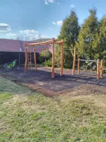 Gumová certifikovaná zatravňovací rohož FLOMA FlexMat - délka 100 cm, šířka 150 cm, výška 2,3 cm