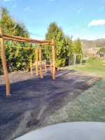Gumová certifikovaná zatravňovací rohož FLOMA FlexMat - délka 100 cm, šířka 150 cm, výška 2,3 cm