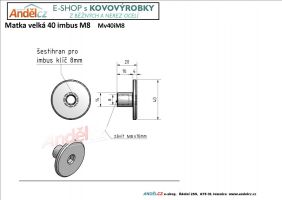 Matka velká 40 imbus M8