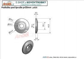 PODLOŽKA pod sloupek 40x20