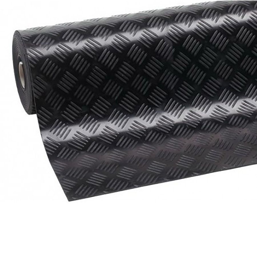 Průmyslová protiskluzová podlahová guma FLOMA Checker (checker) - délka 10 m, šířka 125 cm, výška 0,3 cm