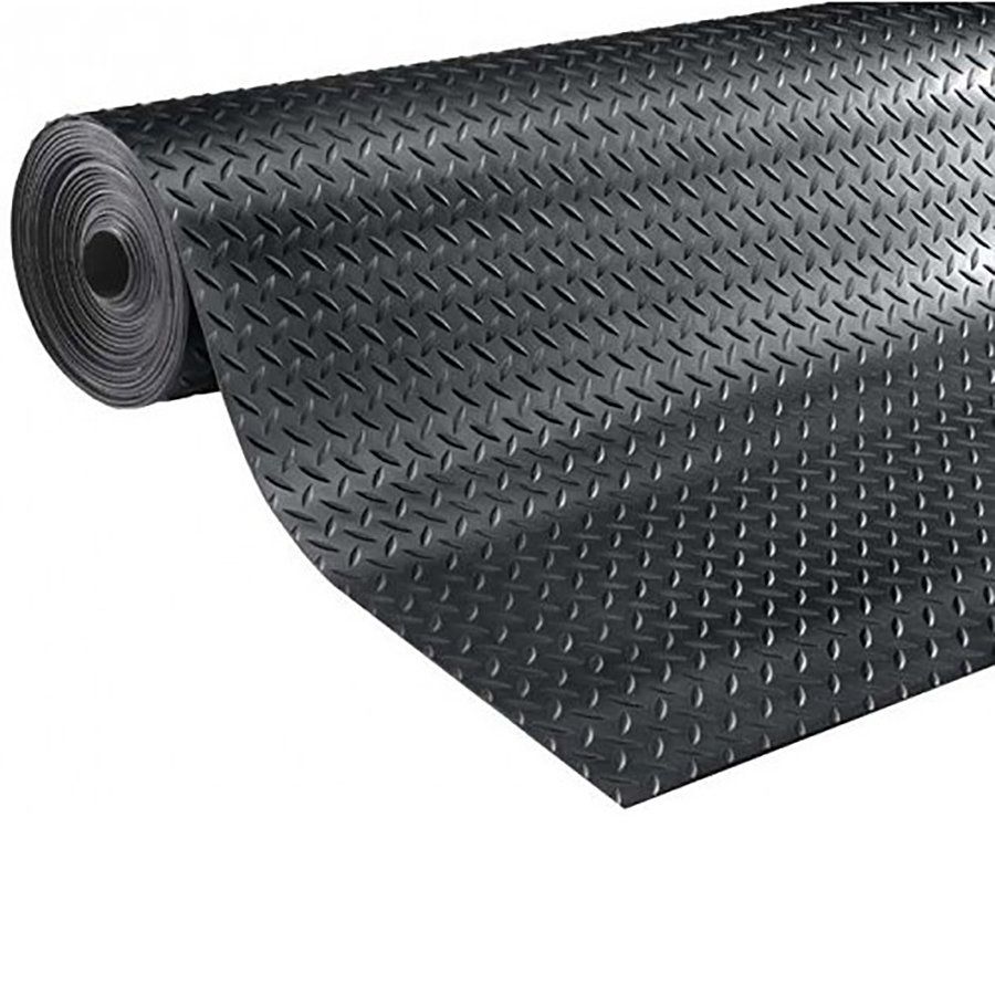 Gumová průmyslová protiskluzová rohož FLOMA Diamonds (diamant) - délka 10 m, šířka 125 cm, výška 0,3 cm