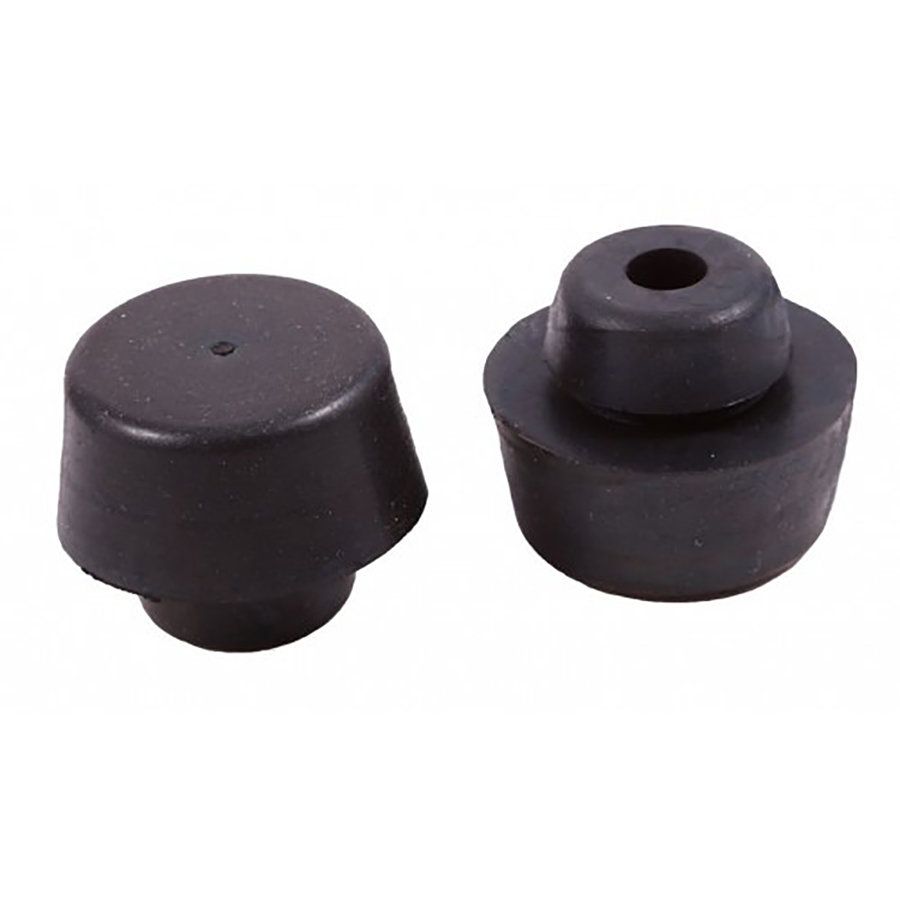 Gumový nástrčný doraz FLOMA SP30 - průměr 2,8 cm, výška 1,3 cm, výška krku 0,2 cm