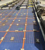 Antivibrační tlumicí rohož (deska) pod koleje FLOMA RailPad - délka 200 cm, šířka 120 cm, výška 3 cm