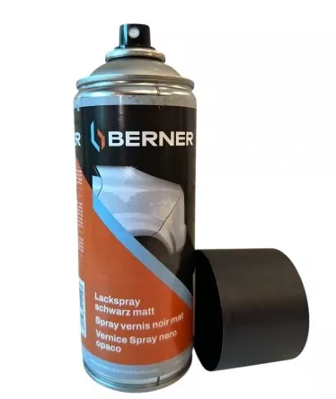 Berner Lakovací sprej – černý mat (400 ml)