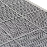 Černá gumová protiúnavová rohož FLOMA Bubble - délka 150 cm, šířka 90 cm, výška 2,2 cm