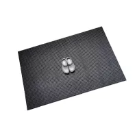Černá textilní extra odolná vstupní rohož pro vysokozdvižné vozíky FLOMA Lift Truck - délka 115 cm, šířka 180 cm, výška 1 cm