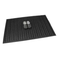 Gumová čisticí vstupní rohož FLOMA Waves - délka 60 cm, šířka 90 cm, výška 1,5 cm