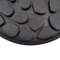 Gumová kulatá podložka pod květináč FLOMA Stones - průměr 30 cm, výška 1 cm