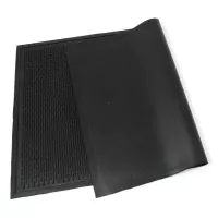 Gumová protiúnavová protiskluzová rohož FLOMA Scraper - délka 45 cm, šířka 75 cm, výška 0,6 cm