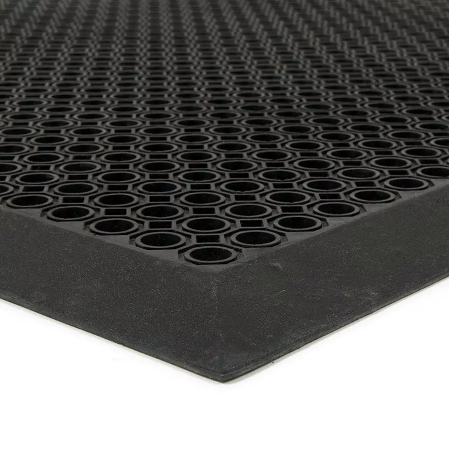 Gumová venkovní vstupní rohož s obvodovou hranou Octomat Mini Eco - délka 90 cm, šířka 150 cm, výška 1,2 cm