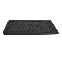 Gumový odkapávač na boty FLOMA Criss Cross - délka 40 cm, šířka 80 cm, výška 2,5 cm