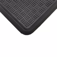 Gumový odkapávač na boty FLOMA Criss Cross - délka 40 cm, šířka 80 cm, výška 2,5 cm