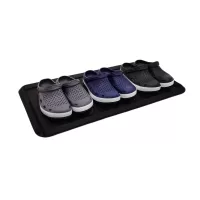 Gumový odkapávač na boty FLOMA Painted Shoes - délka 40 cm, šířka 80 cm, výška 2,3 cm