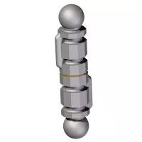 Pant D21mm, L110mm ozdobný  navařovací