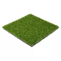 Plastová terasová dlažba s umělým trávníkem FatraStep Grineris - délka 30 cm, šířka 30 cm, výška 2 cm - 9 ks