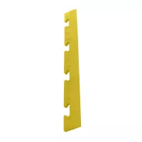 Žlutý plastový PVC nájezd "samice" pro dlažby Tenax (bubbles) - délka 48 cm, šířka 5,1 cm, výška 0,8 cm