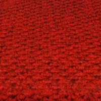 Červená textilní vstupní rohož FLOMA Perla - délka 100 cm, šířka 200 cm, výška 1,1 cm