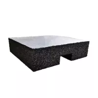 Gumová podložka pod konstrukci fotovoltaické elektrárny FLOMA UniPad - délka 26 cm, šířka 26 cm, výška 7 cm