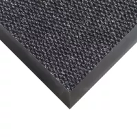 Černá textilní vstupní rohož FLOMA Perla - délka 120 cm, šířka 400 cm, výška 1,1 cm