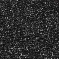 Černá textilní vstupní rohož FLOMA Perla - délka 120 cm, šířka 400 cm, výška 1,1 cm