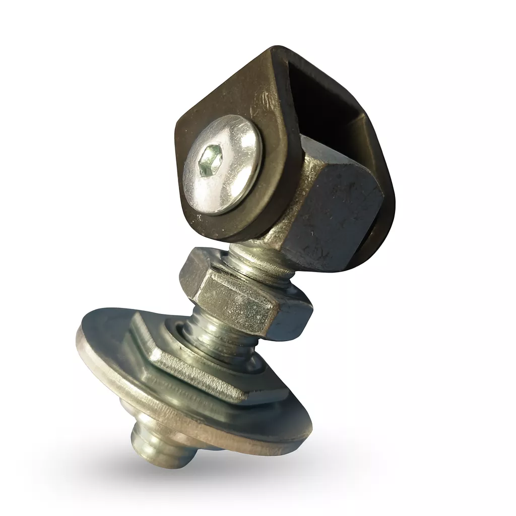 Pant regulovatelný, M20, ZN s kontra a kroužkem