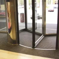 Textilní hliníková kartáčová vstupní rohož FLOMA Alu Extra - délka 100 cm, šířka 150 cm, výška 2,2 cm